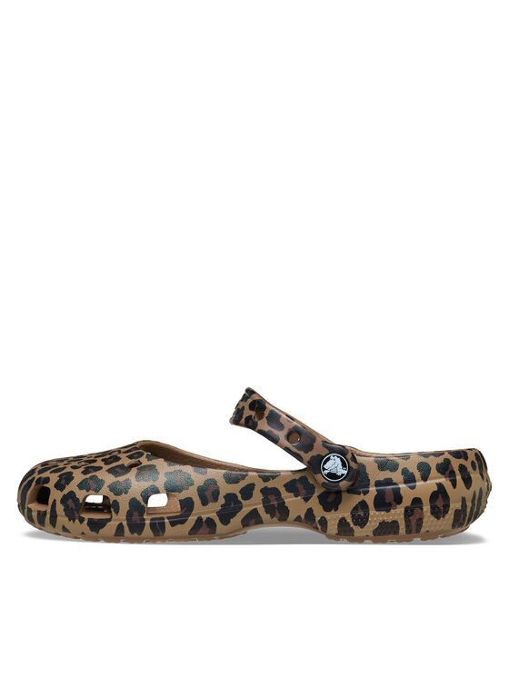 Crocs Crocs Baleríny Classic Animal Ballet 212478 Hnedá