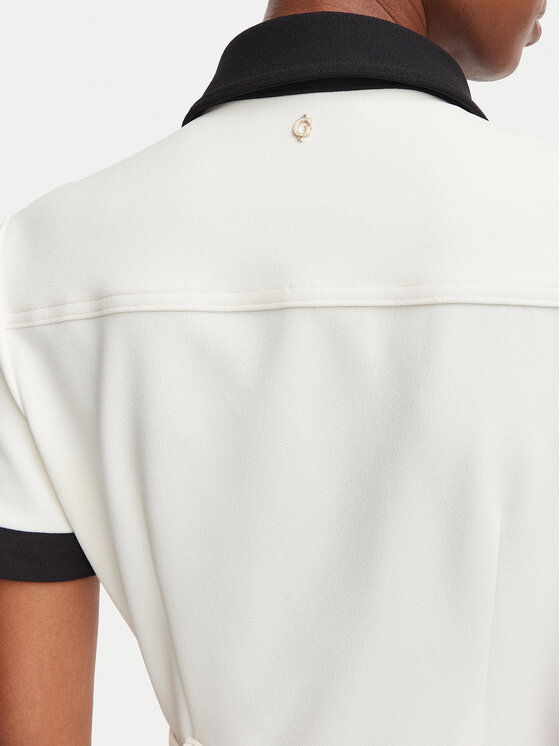 Guess Guess Abito da cocktail W6YK15 K4367 Crema Regular Fit