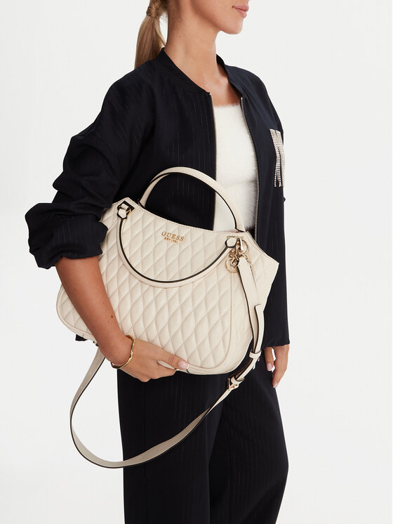 Guess Geantă Valla HWQG81 22220 Écru