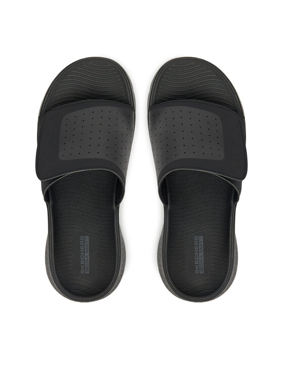 Skechers Skechers Klapki Go Walk Flex Sandal-Sandbar 229204/BBK Czarny