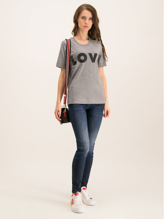LOVE MOSCHINO LOVE MOSCHINO Póló W4F151VM 3517 Regular Fit