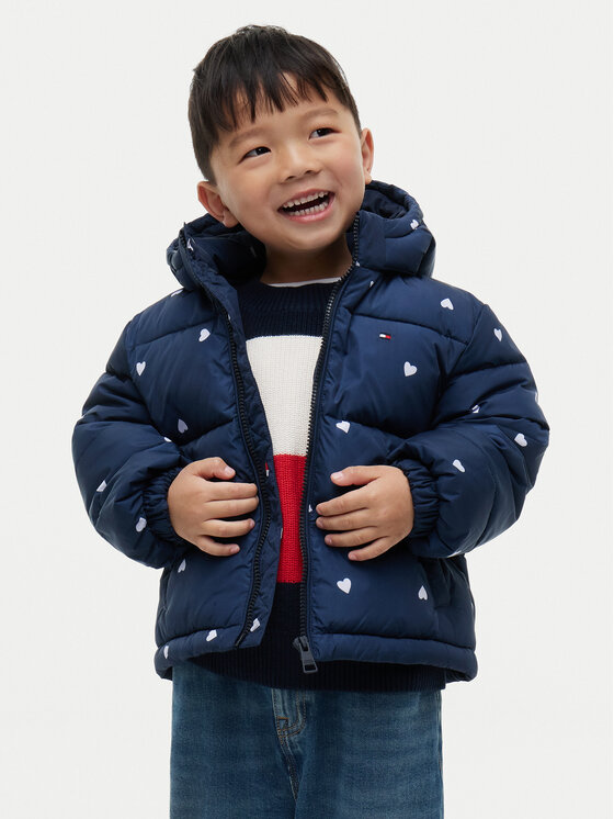Tommy Hilfiger Tommy Hilfiger Zimní bunda KS0KS00811 Tmavomodrá Regular Fit