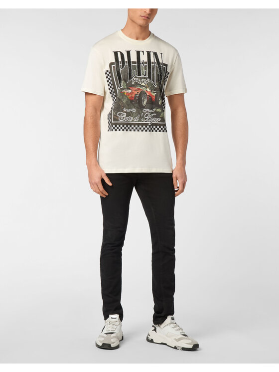 PHILIPP PLEIN PHILIPP PLEIN T-Shirt 23589 Biały Regular Fit