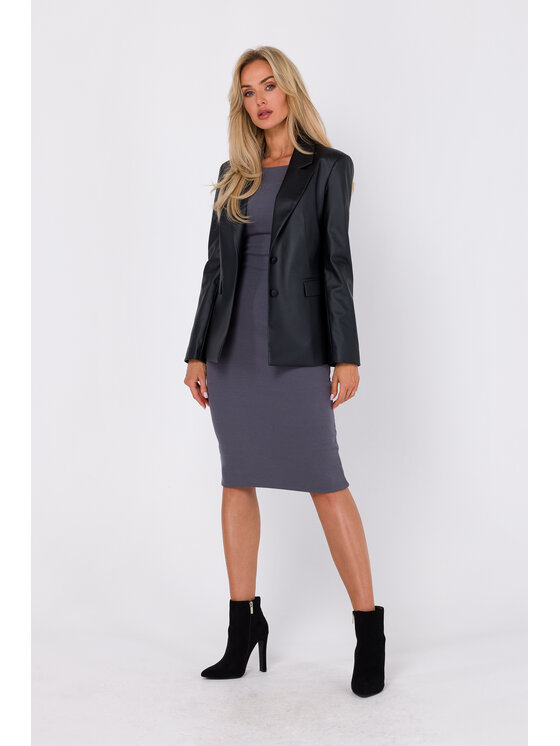 Made of Emotion Made of Emotion Sako M748 Čierna Modern Fit