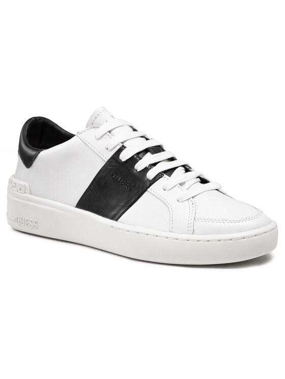 Guess Sneakersy Verone Stripe Low FM5VES LEA12 Biały