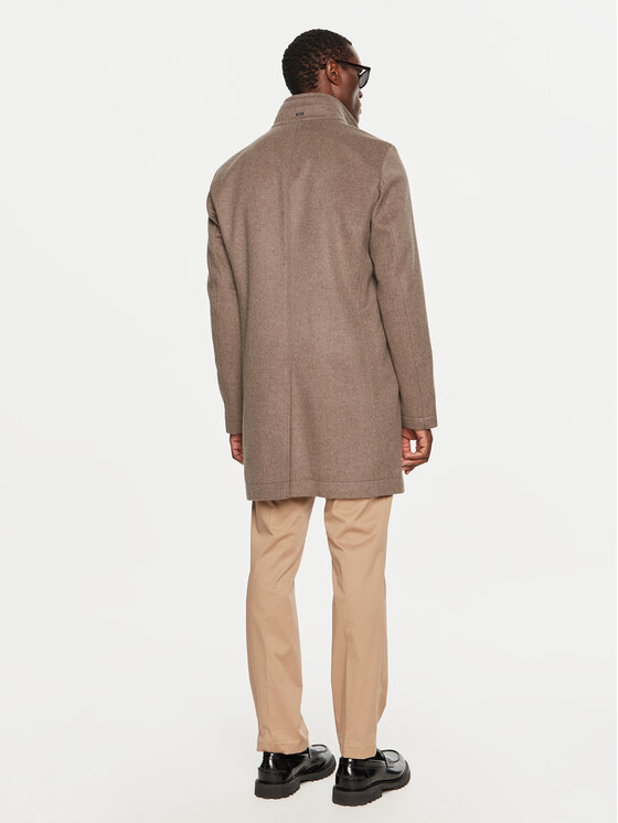 BOSS Boss Vuneni kaput H-Hyde 50525764 Bež Slim Fit