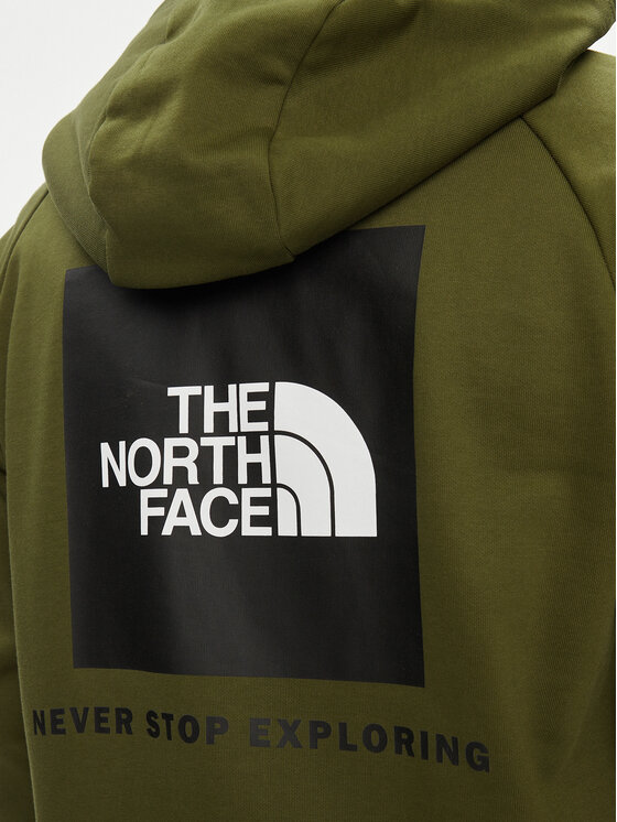 The North Face The North Face Μπλούζα Redbox NF0A2ZWU Πράσινο Regular Fit