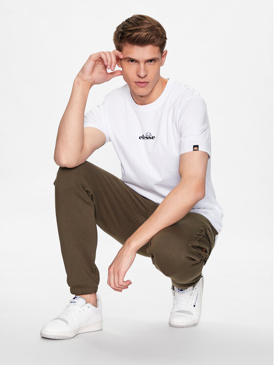 Ellesse Ellesse T-Shirt Ollio SHP16463 Biały Regular Fit