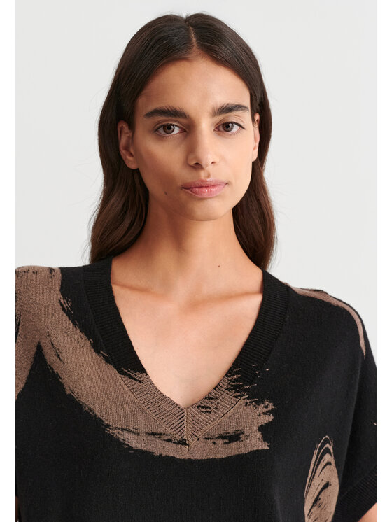 TATUUM TATUUM Sweter HELENA 1 Czarny Classic Fit