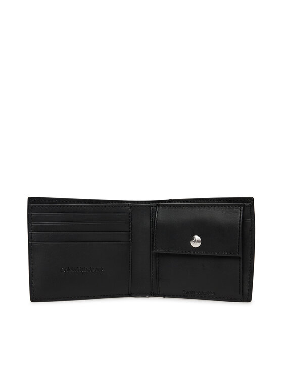 Calvin Klein Jeans Calvin Klein Jeans Ανδρικό Πορτοφόλι Jeans Hardware Bifold W/Coin LV04G1004G Μαύρο
