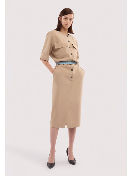 Trussardi Trussardi Abito da sera 7489A001813N012 Crema Regular Fit