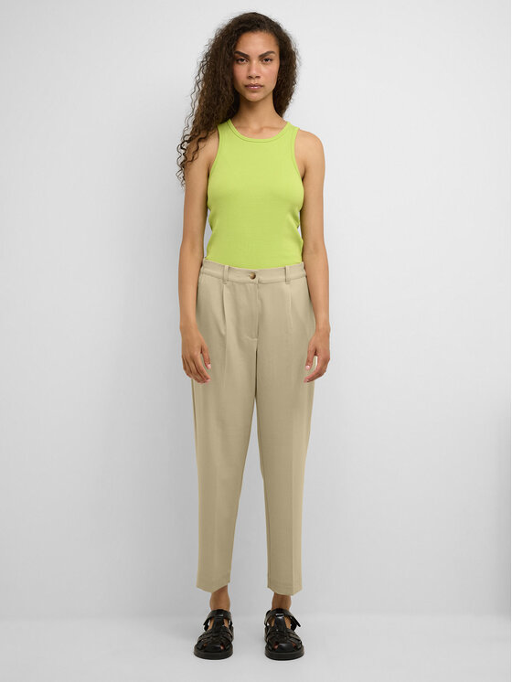 Karen by Simonsen Karen by Simonsen Pantaloni din material Hirstal 10104332 Bej Classic Fit