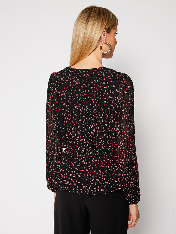 DKNY DKNY Blúzka P0JAWHNX Čierna Regular Fit