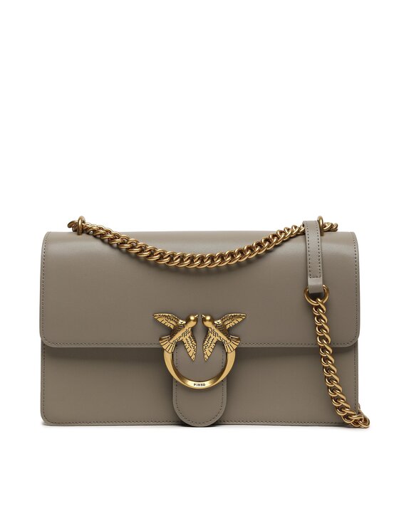 PINKO Pinko Ročna torba Love One Classic Dc AI 23-24 PLTT100941 A0F1 Siva