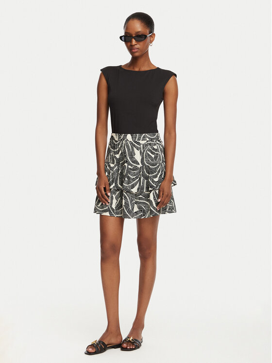 ONLY ONLY Мини пола Nova 15372459 Тъмносив Regular Fit