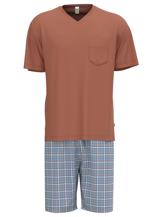 Calida Calida Pyžamo 44184 Červená Regular Fit