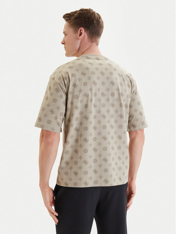 Guess Guess Тишърт Z6GI07 K2852 Бежов Relaxed Fit