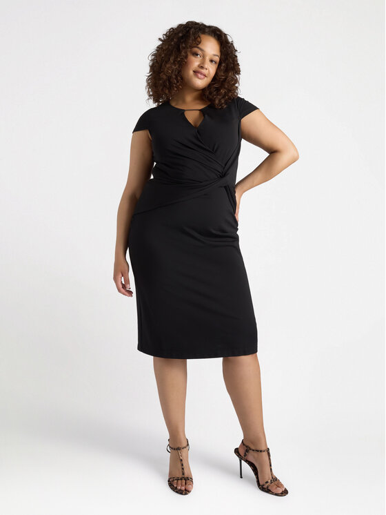 Fiorella Rubino Fiorella Rubino Abito da cocktail 7005T001642N033 Nero Slim Fit
