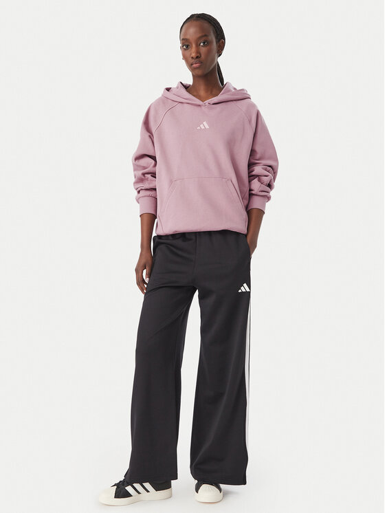 adidas adidas Bluza Adidas Kit Small Logo KV9791 Różowy Loose Fit