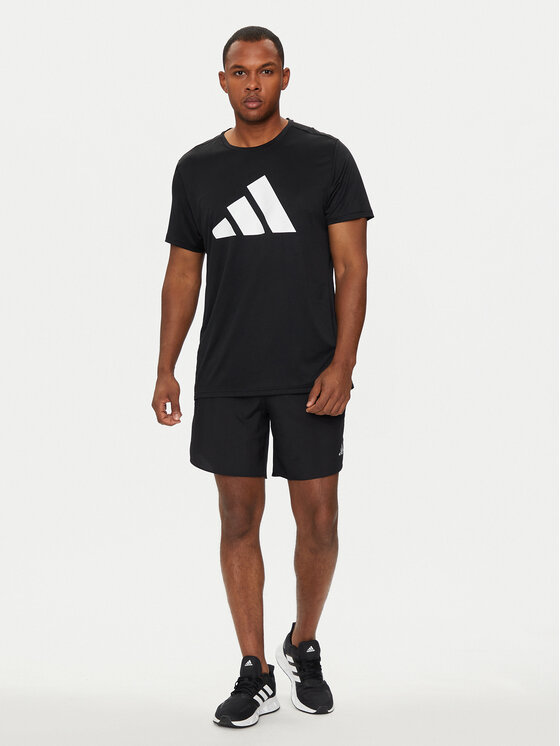 adidas adidas Funkčné tričko Run It IL7235 Čierna Regular Fit