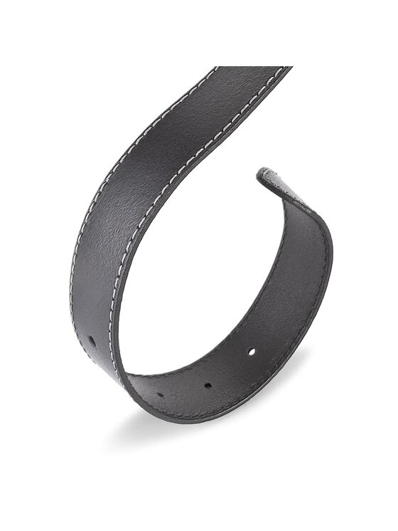 Wrangler Wrangler Pasek Męski Stitched Belt W0081US01 85 112125436 Czarny