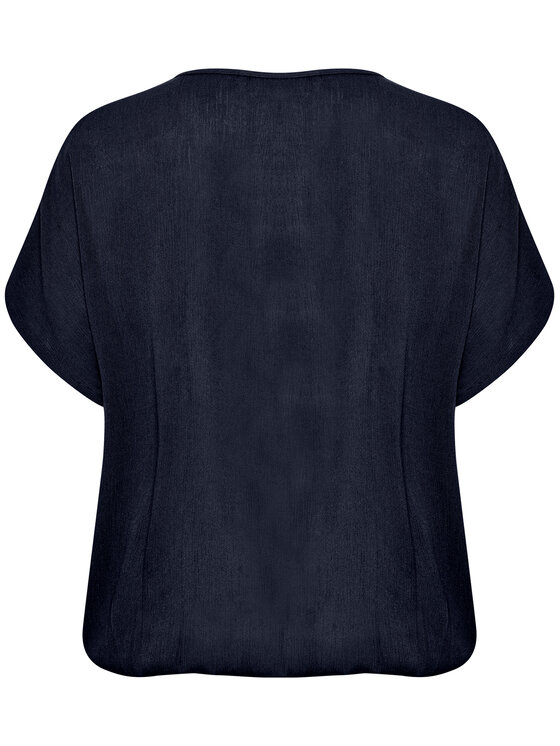 Kaffe Kaffe Bluzka Amber Stanley 10500781 Granatowy Loose Fit