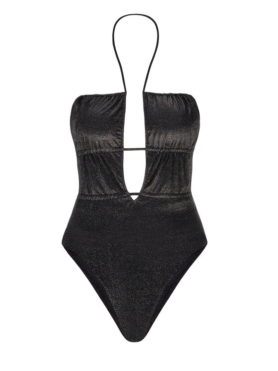 Miss Lou Miss Lou Costume da bagno J-LG1-CZ Nero