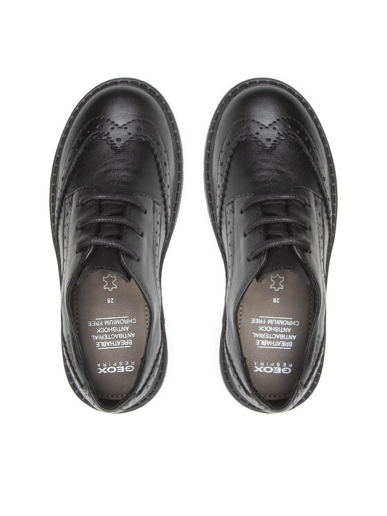Geox Geox Oxford cipők J Casey G. N J6420N 00085 C9999 M Fekete