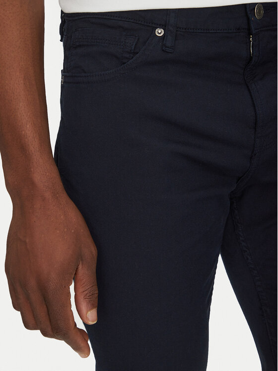 Guess Guess Auduma bikses M5RAS2WGXW1 Tumši zils Regular Fit