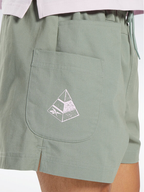 Reebok Reebok Szorty sportowe Classics Skateboard Shorts HS9185 Zielony