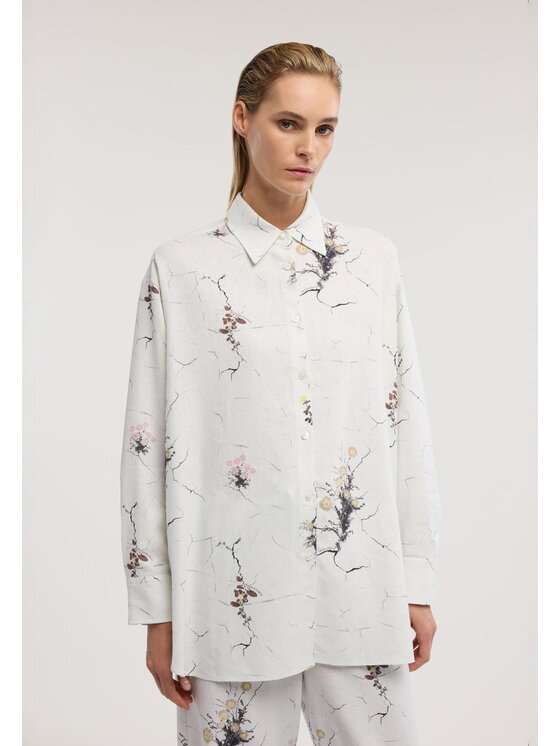 Trussardi Trussardi Koszula 51426600057N0FD Biały Regular Fit