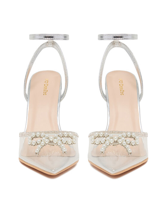 DeeZee DeeZee Sandale LIA SILVER RU Transparentna