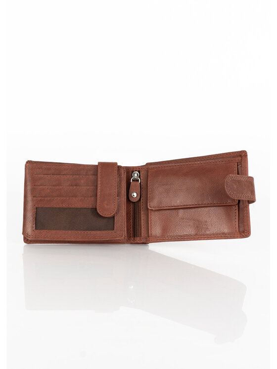 Mustang Mustang Portfel męski DENIMO WALLET Brązowy