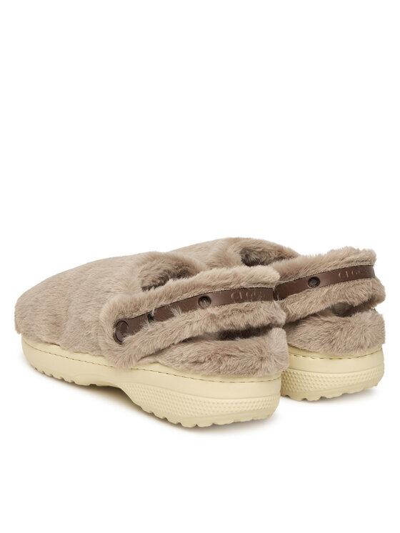 Crocs Crocs Kapcie Classic Unfurgettable Clog 211116 Beżowy