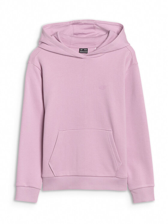 4F 4F Bluza BASIC+ Różowy Regular Fit