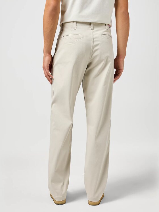 Wrangler Wrangler Chinosy RELAXED CHINO Beżowy Loose Fit