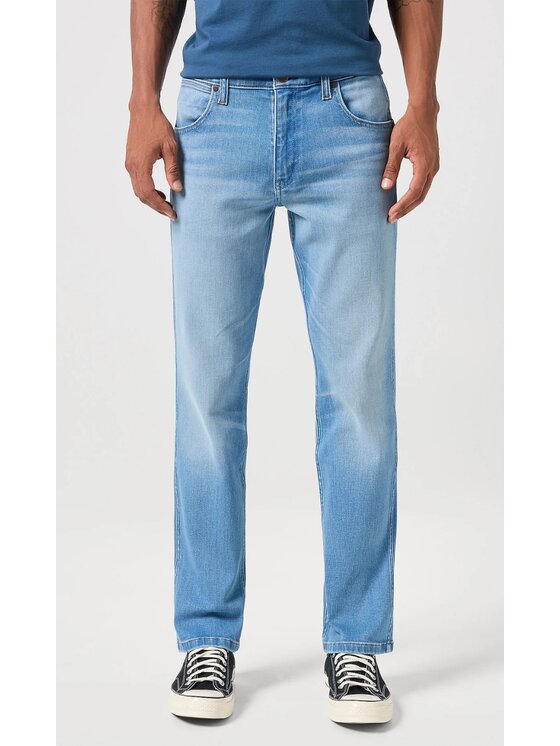 Wrangler Wrangler Jeansy Greensboro Niebieski Regular Fit