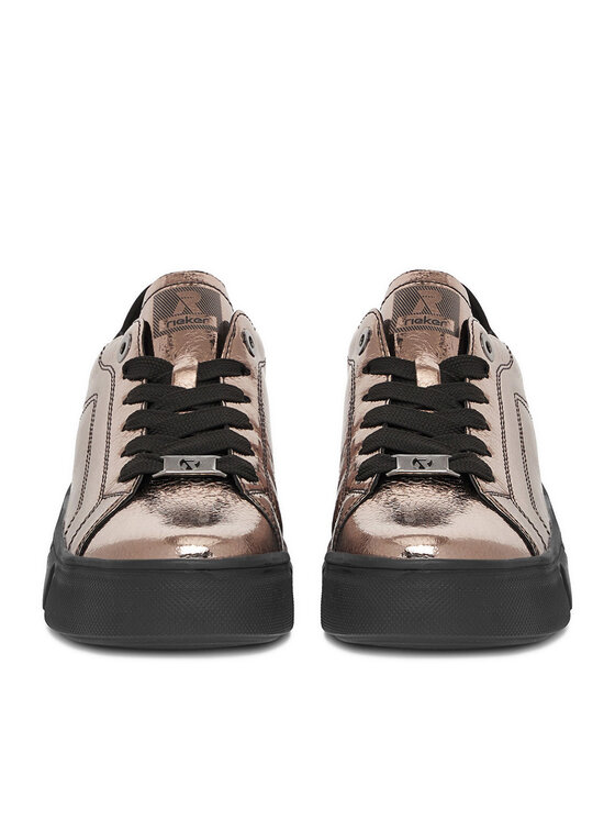 Rieker Rieker Sneakersy W2601-91 Złoty