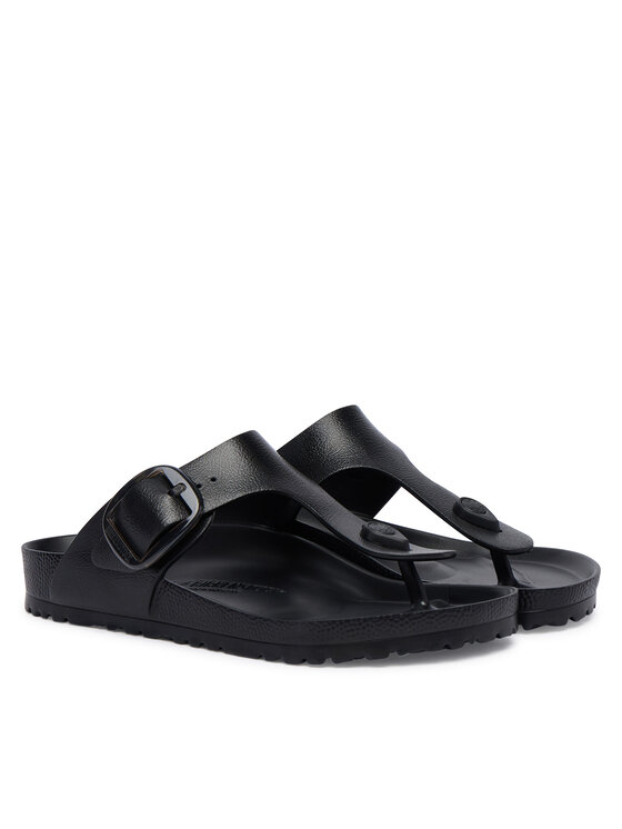 Birkenstock Birkenstock Čības uz pirksta Gizeh Big Buckle 1031370 Melns