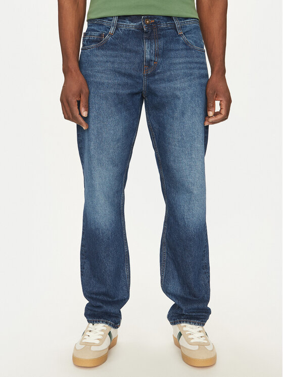 Mustang Mustang Džinsai Denver 1016340 Mėlyna Straight Fit