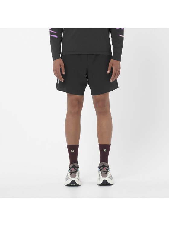Salomon Salomon Szorty sportowe SENSE AERO SHORTS 7" M Czarny Relaxed Fit