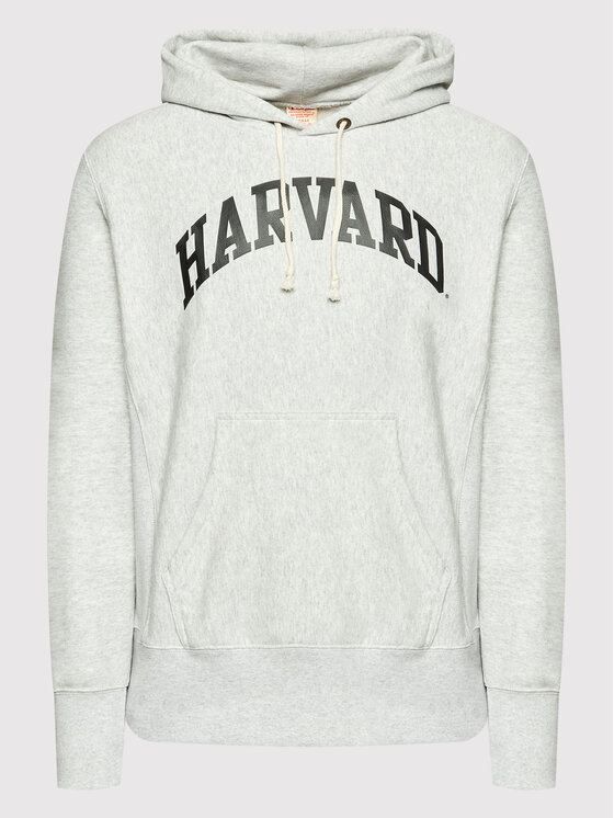 Champion Felpa College Print 218030 Grigio Custom Fit Modivo
