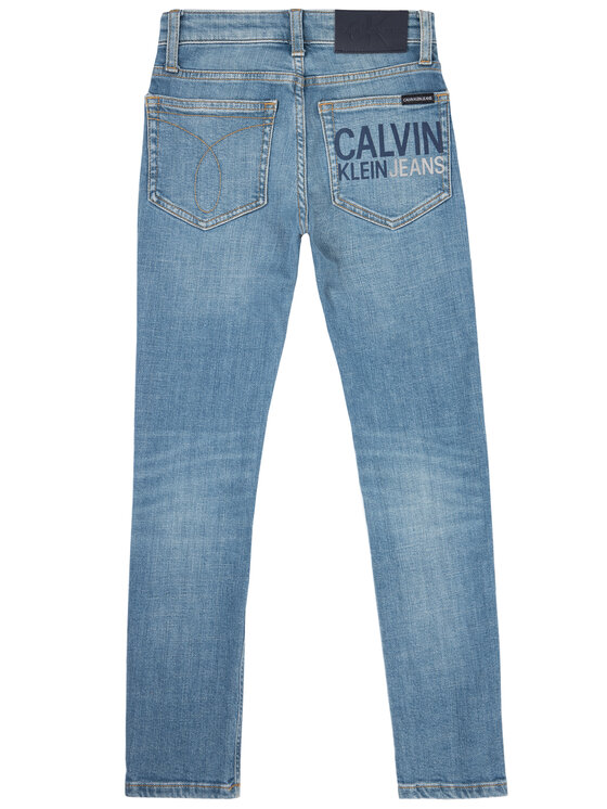 Calvin Klein Jeans Calvin Klein Jeans Traperice Pine Light IB0IB00335 Plava Skinny Fit
