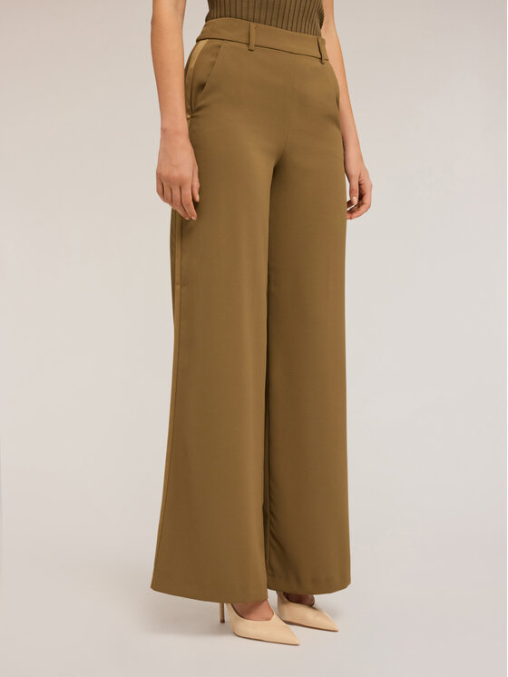 Motivi Motivi Pantaloni di tessuto P188Q004206N035 Verde Baggy Fit