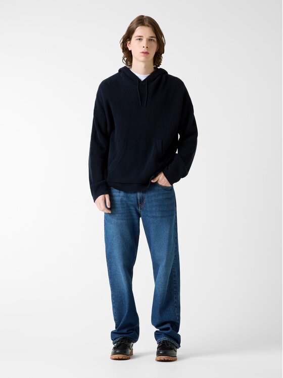 Guess Jeans Guess Jeans Sweter 180697 Niebieski Classic Fit