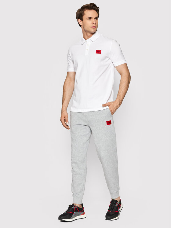 HUGO Hugo Teplákové kalhoty Doak212 50447963 Šedá Regular Fit