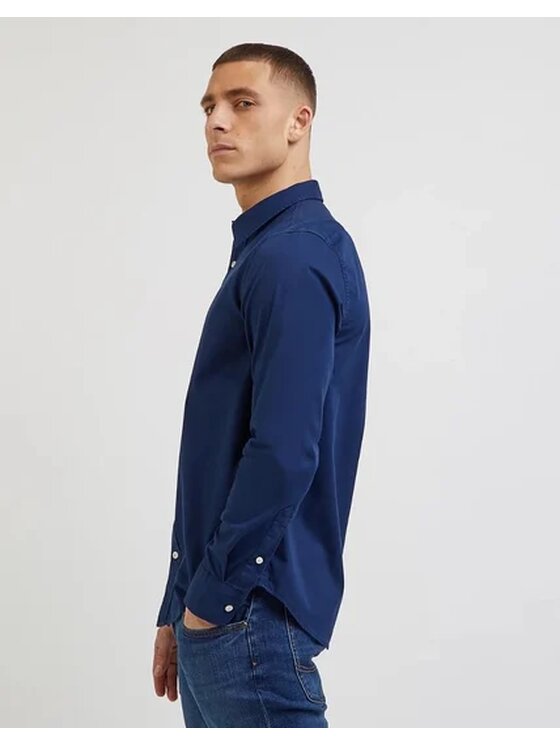 Lee Lee Camicia PATCH SHIRT EMPEROR Blu Regular Fit