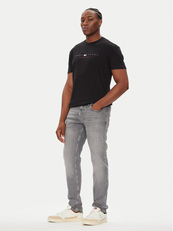 Tommy Jeans Tommy Jeans Džinsai Austin DM0DM21231 Pilka Slim Fit