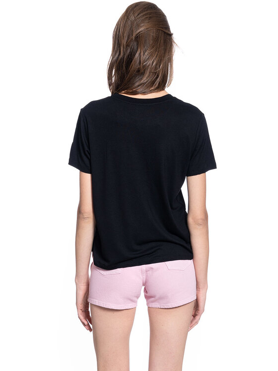 Lee Lee T-Shirt RELAXED FIT Czarny Slim Fit