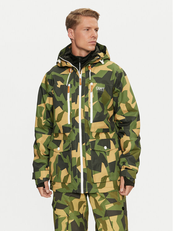 Colourwear Giacca da sci Falk Jacket M 7010290 Verde Regular Fit, taglia : XL